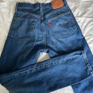 Levis 501 original straight leg full length 25x32